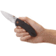 CRKT Avant Folding Knife w/Locking Liner, 3.175in 8Cr14MoV Steel Blade, Black Weaved Carbon Fiber - 1 Layer &amp; Black G10 Handle, Black, 4620