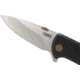 CRKT Avant Folding Knife w/Locking Liner, 3.175in 8Cr14MoV Steel Blade, Black Weaved Carbon Fiber - 1 Layer &amp; Black G10 Handle, Black, 4620