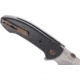 CRKT Avant Folding Knife w/Locking Liner, 3.175in 8Cr14MoV Steel Blade, Black Weaved Carbon Fiber - 1 Layer &amp; Black G10 Handle, Black, 4620