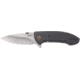CRKT Avant Folding Knife w/Locking Liner, 3.175in 8Cr14MoV Steel Blade, Black Weaved Carbon Fiber - 1 Layer &amp; Black G10 Handle, Black, 4620