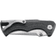 CRKT Bt Fighter - Compact, Designed By Brian Tighe in Ridgefield, Folding Knife W/Button Lock, 2.85in, Plain Edge, Stonewash Finish, Glass Reinforced Nylon Handle, 5220
