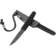 CRKT Burnley Obake - 3.64in. Blade w/ Acid Etch Pattern, Black Paracord Wrapped Handle, Sheath 2367