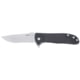 CRKT Drifter Folding Knife, 2.88in, D2 Tool Steel Blade, Drop Point Blade, Black G10 Handle, 6450D2