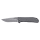 CRKT Drifter Folding Knife, 2.88in, 8Cr13MoV Stainless Steel Blade, Drop Point Blade, Stainless Steel Handle, 6450S