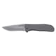 CRKT Drifter Folding Knife, 2.88in, 8Cr13MoV Stainless Steel Blade, Drop Point Blade, Stainless Steel Handle, 6450S