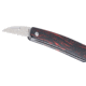 CRKT Forebear Folding Knife, 2.29in, 8Cr13MoV Stainless Steel Blade, Drop Point Blade, Black/Red G10 Handle, 4810