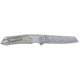 CRKT Fortuitous Folding Knife, 3.51in, 8Cr13MoV Stainless Steel Blade, Drop Point Blade, Green G10 Handle, 4015