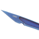 CRKT HangTi Fixed Blade Knife, 1.06in, Titanium Blade, Drop Point, Blue Titanuim Handle, 7065