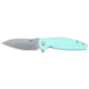 CRKT Ibis Frame Lock Folding Knife, 3.08in, 14C28N, Drop Point Blade, Blue Handle, 2560