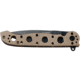 CRKT M16?03 Knife, 3.55in, 12C27, Spear Point Blade, Bronze Stainless Steel Handle, M16-03BK