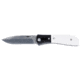 CRKT M4-02M Linerlock Assisted Opening Folding Knife, 3.25in, 8Cr13MoV, Drop Point, White Resin Infused Fiber Handle, M4-02M