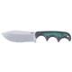 CRKT Minimalist Nessmuk Fixed Blade Knife, 2.90in, 8Cr13MoV Stainless Steel Blade, Nessmuk Blade, Green/Black G10 Handle, 2376