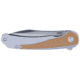 CRKT Padawan Folding Knife, 3.01in, 14C28N, Drop Point Blade, Brown G10 Handle, 6070