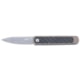 CRKT Pup Folding Knife, 2.09in, 8Cr13MoV Stainless Steel Blade, Drop Point Blade, Blue Stainless Steel Handle, 7071