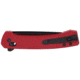 CRKT Q Compact Folding Knife, 3.05in, 14C28N, Drop Point Blade, Red G10 Handle, 7075R