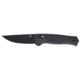 CRKT Sero Folding Knife, 3.02in, D2 Tool Steel Blade, Drop Point Blade, Black G10 Handle, 7170K