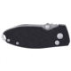 CRKT Squid Button Lock Folding Knife, 2.27in, D2, Drop Point Blade, Black G10 Handle, 2474
