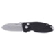 CRKT Squid Button Lock Folding Knife, 2.27in, D2, Drop Point Blade, Black G10 Handle, 2474