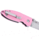 CRKT Squid Button Lock Folding Knife, 2.27in, 14C28N, Drop Point Blade, Rose Quartz G10 Handle, 2474P