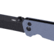 CRKT Squid XM Folding Knife, 2.95in, 8Cr13MoV Stainless Steel Blade, Drop Point Blade, Gray G10 Handle, 2495G