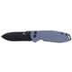 CRKT Squid XM Folding Knife, 2.95in, D2, Drop Point Blade, Gray G10 Handle, 2495G