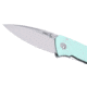 CRKT Tuna Compact Folding Knife, 2.73in, D2 Tool Steel Blade, Drop Point Blue, Aqua G10 Handle, 2522B