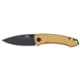 CRKT Tuna Compact Folding Knife, 2.73in,S35VN, Drop Point Blade, Topaz G10 Handle, 2524