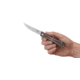 CRKT Crossbones - Limited Edition, Designed By Jeff Park in Mililani, Folding Knife w/Frame Lock, 3.47in, Plain Edge, Satin Finish, 6AL4V Titanium Handle, 7531