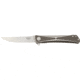 CRKT Crossbones - Limited Edition, Designed By Jeff Park in Mililani, Folding Knife w/Frame Lock, 3.47in, Plain Edge, Satin Finish, 6AL4V Titanium Handle, 7531