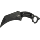 CRKT Du Hoc Fixed Blade Knife w/Sheath, 5.095in SK5 Steel Blade, G10 Handle, Black, 2630
