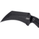 CRKT Du Hoc Fixed Blade Knife w/Sheath, 5.095in SK5 Steel Blade, G10 Handle, Black, 2630
