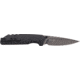 CRKT Fast Lane Folding Knife w/Locking Liner, 3.476in 8Cr14MoV Steel Blade, G10 Handle, Black, 7045