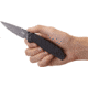 CRKT Fast Lane Folding Knife w/Locking Liner, 3.476in 8Cr14MoV Steel Blade, G10 Handle, Black, 7045