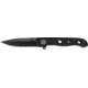 CRKT M16?03 Deadbolt Folding Knife, 3.58in, D2 Tool Steel Blade, Drop Point Blade, Black Aluminum Handle, M16-03DB