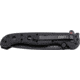 CRKT M16-10 Carson EDC Tanto Folding Knife, Black, Triple Point Serrations, EDP Blade M16-10KZ
