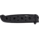 CRKT M16-10 Carson EDC Tanto Folding Knife, Black, Triple Point Serrations, EDP Blade M16-10KZ