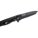 CRKT M16-10 Carson EDC Tanto Folding Knife, Black, Triple Point Serrations, EDP Blade M16-10KZ