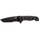 CRKT M16-10 Carson EDC Tanto Folding Knife, Black, Triple Point Serrations, EDP Blade M16-10KZ
