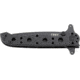 CRKT M16-10 Special Forces Tanto Black Folding Knife, Stainless Steel, Triple Point Serrations, M16-10KSF