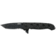 CRKT M16-14 Big Dog Pro Tanto Folder Knife, LE - Black Handle, Black Blade, Triple Point Serrations, M16-14ZLEK