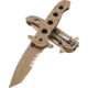 CRKT M16-14 Big Dog Special Forces Veff Desert Tanto Folding Knife, Desert Tan M16-14DSFG