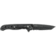 CRKT M1610-SS Carson EDC Stainless Steel Tanto Folder Knife, Triple Point, Black EDP Blade M16-10KS