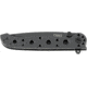 CRKT M1610-SS Carson EDC Stainless Steel Tanto Folder Knife, Triple Point, Black EDP Blade M16-10KS