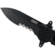CRKT M21 Folding Knife, Drop Point Veff Combo Edge, Black TitanNitride Blade/Handle M21-14SFG