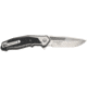 CRKT Panache, Designed By Ken Onion in Kaneohe, Folding Knife W/Frame Lock, 3.67in, Plain Edge, Satin Finish, inlay - Black Carbon Fiber Handle, K530TXP