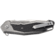 CRKT Panache, Designed By Ken Onion in Kaneohe, Folding Knife W/Frame Lock, 3.67in, Plain Edge, Satin Finish, inlay - Black Carbon Fiber Handle, K530TXP