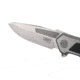 CRKT Panache, Designed By Ken Onion in Kaneohe, Folding Knife W/Frame Lock, 3.67in, Plain Edge, Satin Finish, inlay - Black Carbon Fiber Handle, K530TXP