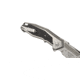 CRKT Panache, Designed By Ken Onion in Kaneohe, Folding Knife W/Frame Lock, 3.67in, Plain Edge, Satin Finish, inlay - Black Carbon Fiber Handle, K530TXP