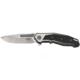 CRKT Panache, Designed By Ken Onion in Kaneohe, Folding Knife W/Frame Lock, 3.67in, Plain Edge, Satin Finish, inlay - Black Carbon Fiber Handle, K530TXP
