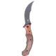 CRKT Ritual Compact, Folding Knife, Plain Edge, Stonewash Black, 3.33 Blade, 12C27 Steel, Assisted Opening with IKBS Bearings, Stainless Steel Bolster, Micarta Handle, Brown